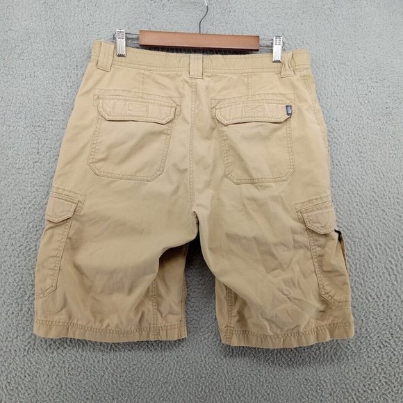 The North Face Shorts Mens Size 34‎ Beige Khaki Cargo Check Outdoor Gorpcore - Picture 6 of 10